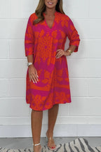 Dames Lichte Zomer Midi Jurk