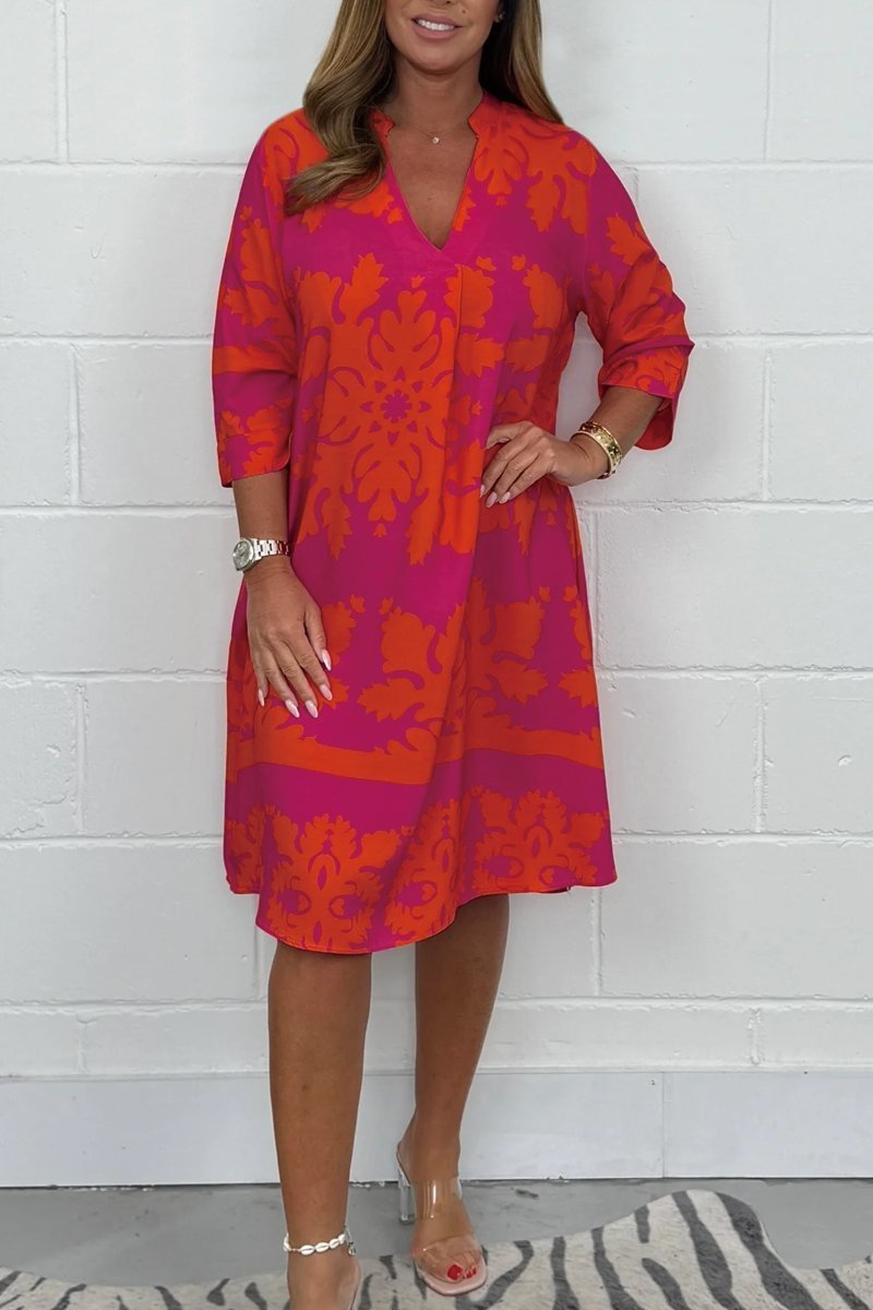 Dames Lichte Zomer Midi Jurk