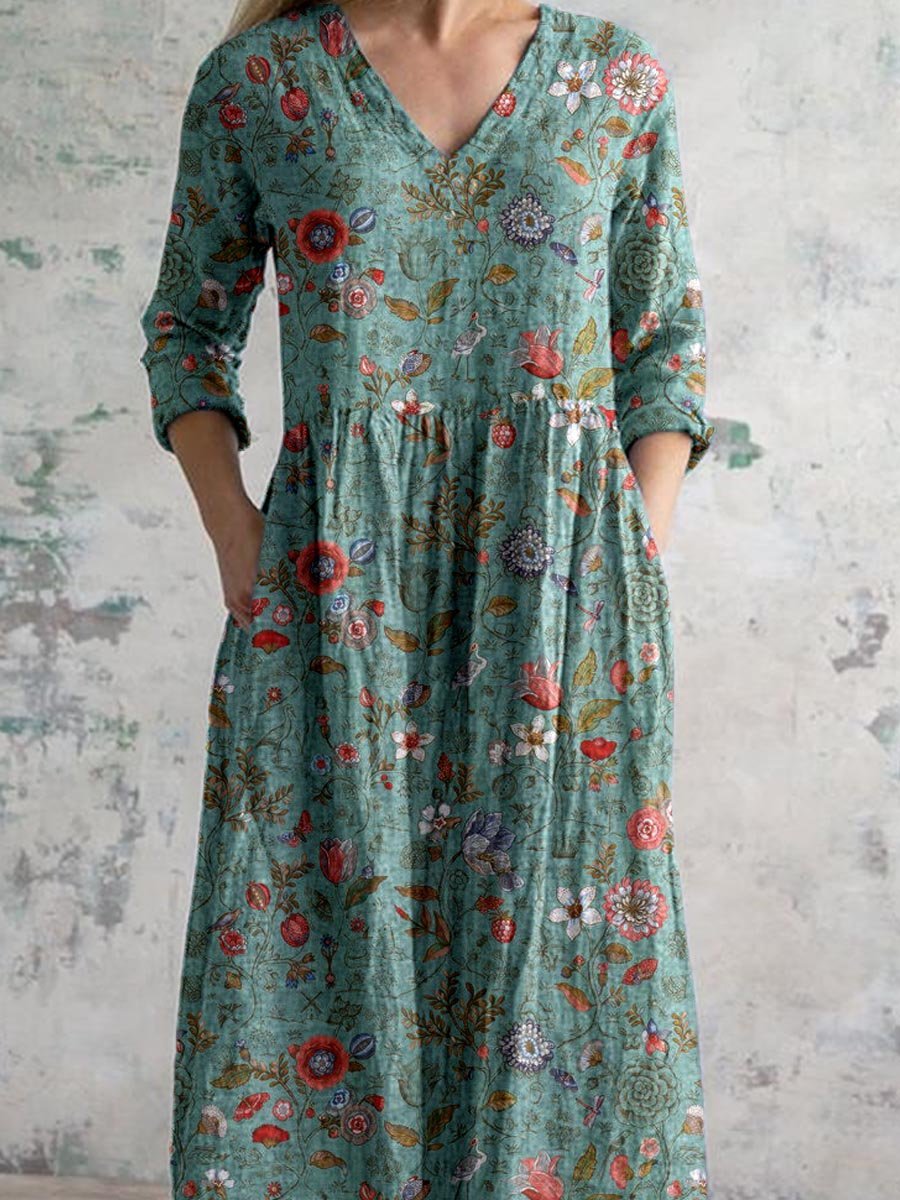 Dames Tijdloze Maxi Jurk
