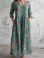 Dames Tijdloze Maxi Jurk