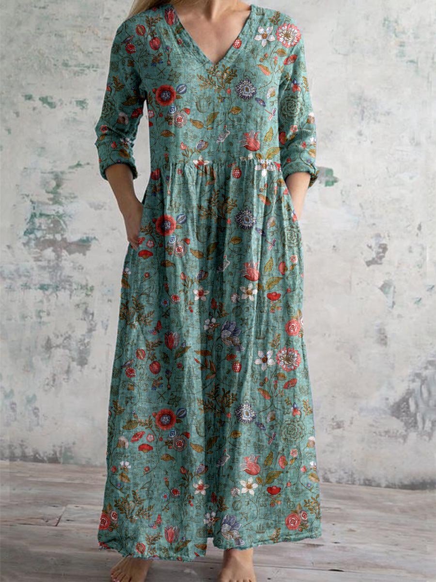 Dames Tijdloze Maxi Jurk
