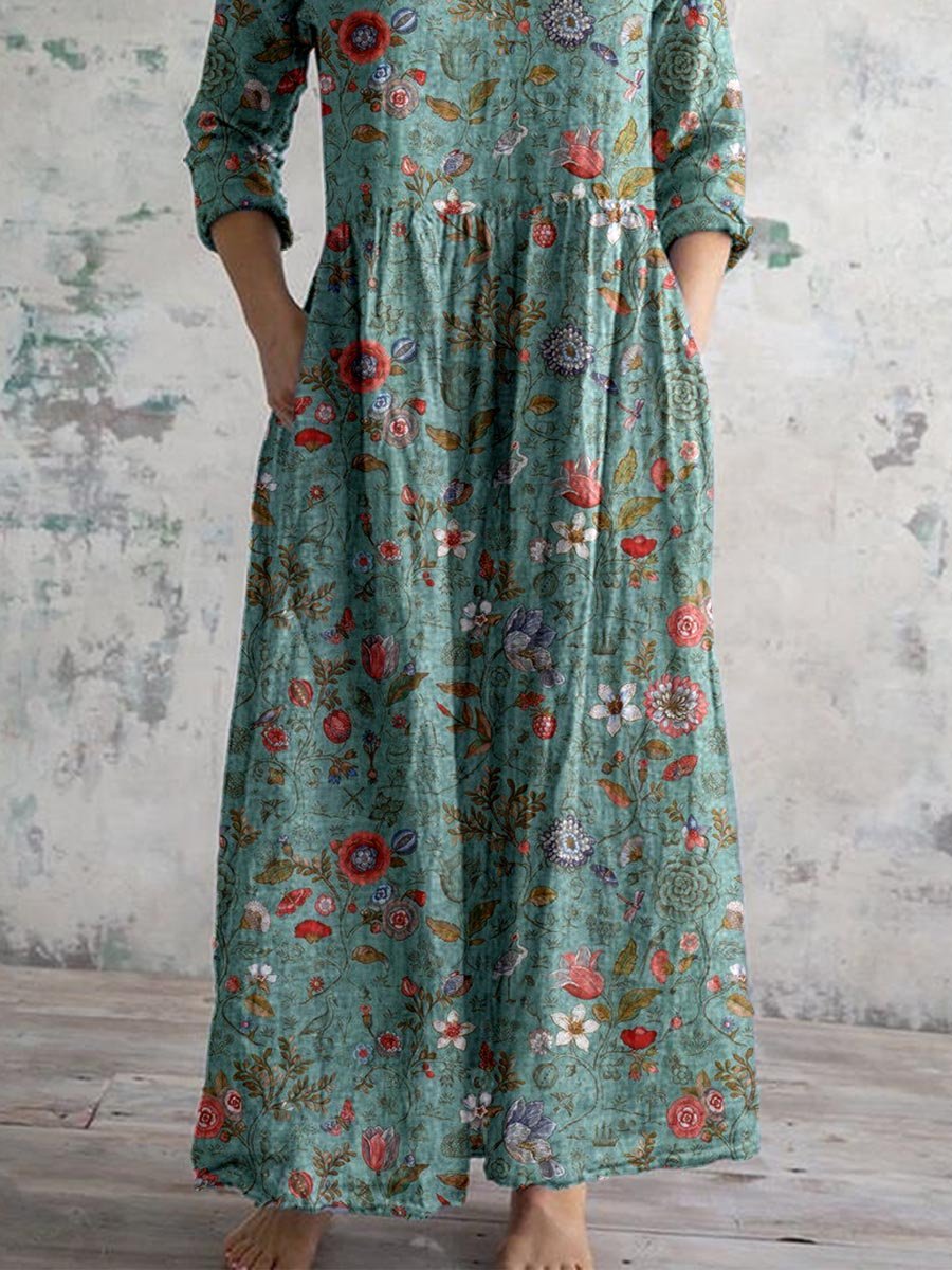 Dames Tijdloze Maxi Jurk