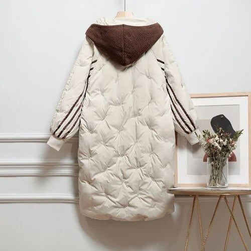 Basmaira Jas | Dames Winter Lange Puffer Jas