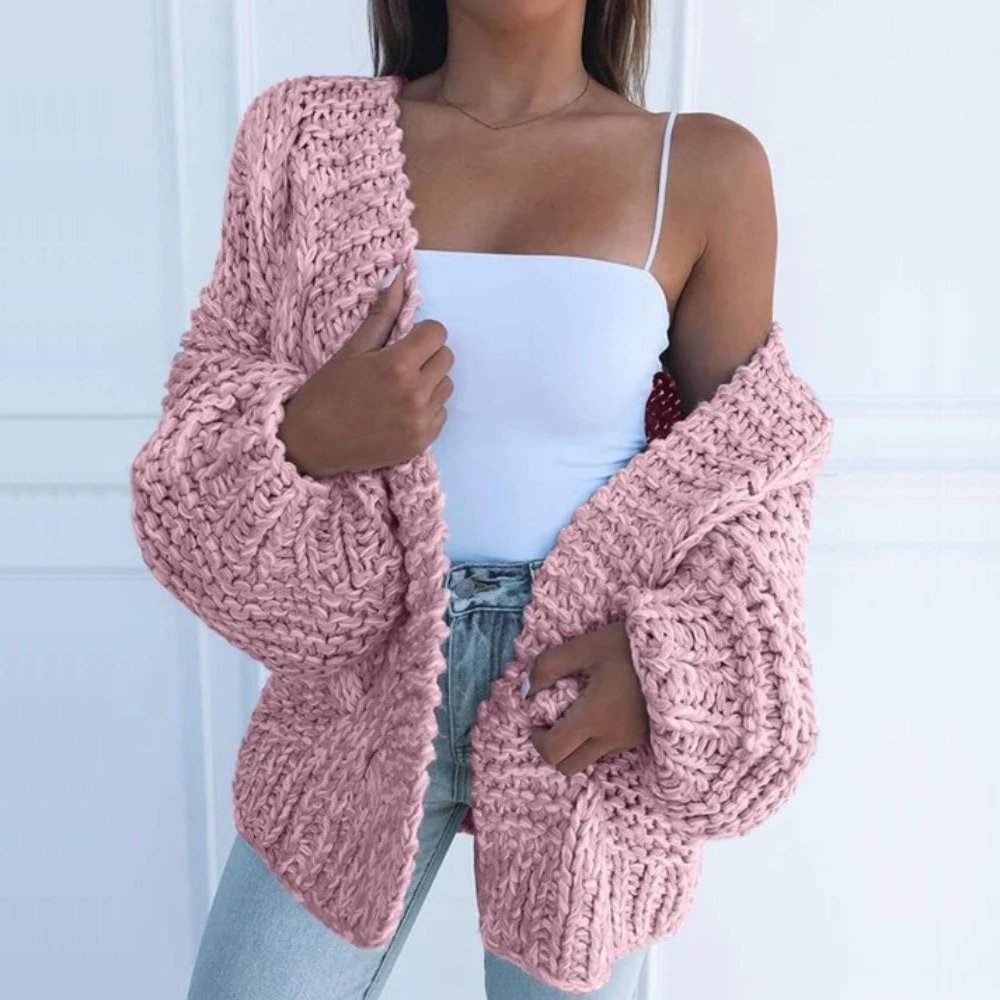 Claudia Cardigan | Dames Chunky Knit Winter Cardigan