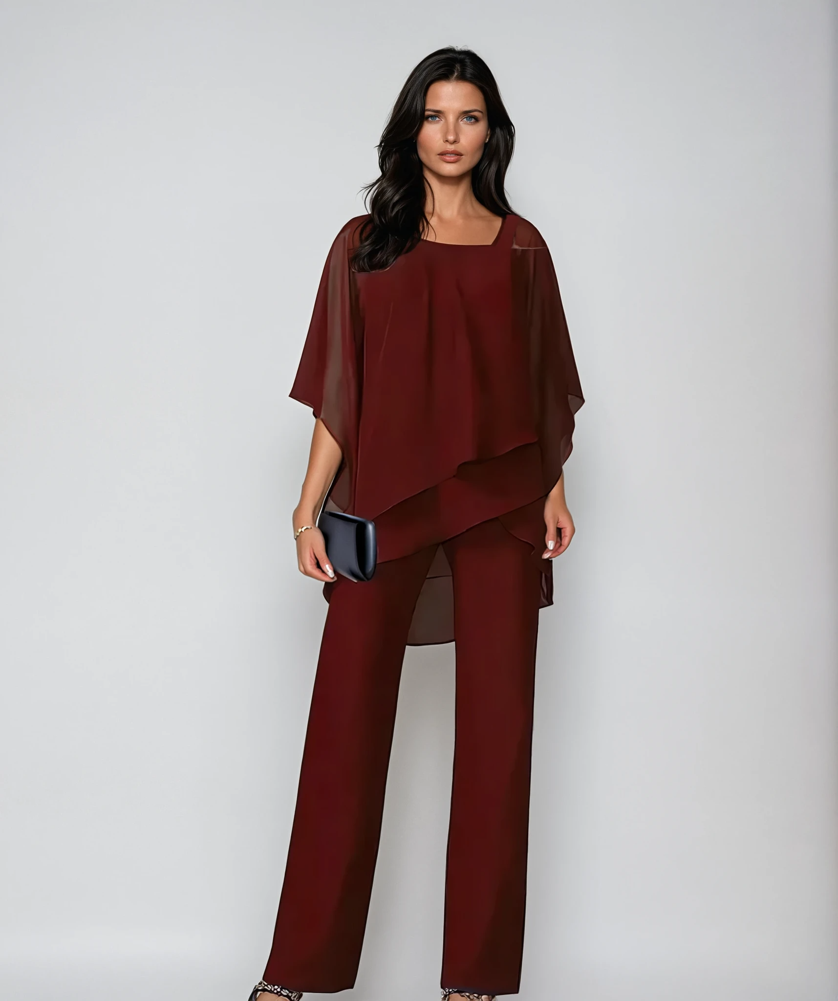 Dames Elegante Twee Delige Set met Lagen