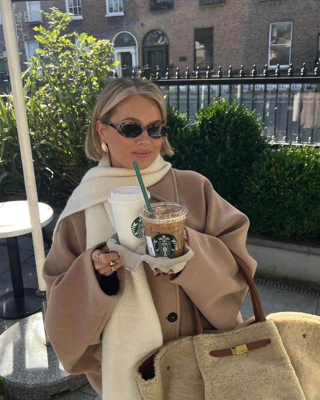 Xenia Jas | Dames Herfst Wolmix Jas met Knopen