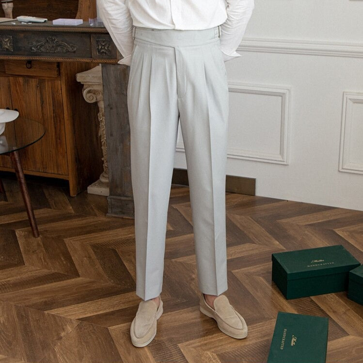 Classic Pleated Dress Pants