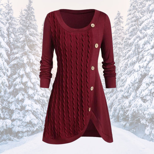 Paolina Jurk | Casual Gebreide Trui Jurk