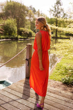 Dames Zomer Midi Jurk