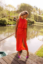 Dames Zomer Midi Jurk