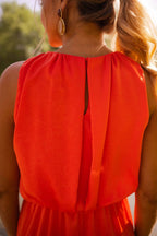 Dames Zomer Midi Jurk met Split