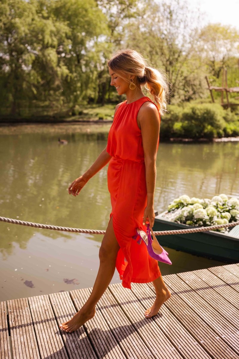 Dames Zomer Midi Jurk