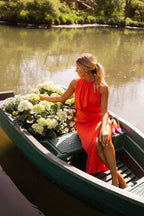 Dames Zomer Midi Jurk
