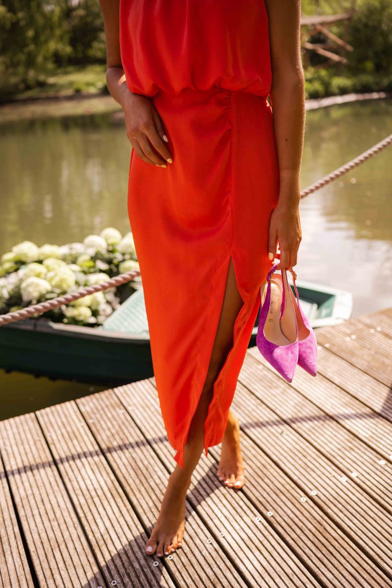 Dames Zomer Midi Jurk