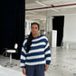 Yonina Jumper | Herfst Gestreepte Gebreide Jumper