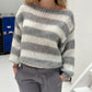 Yonina Jumper | Herfst Gestreepte Gebreide Jumper