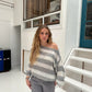 Yonina Jumper | Herfst Gestreepte Gebreide Jumper