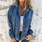 Ubertina Jas | Dames Herfst Casual Hooded Jas met Rits