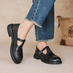 Dames Vegan Leer Mary Jane Sandalen