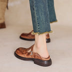 Dames Vegan Leer Mary Jane Sandalen