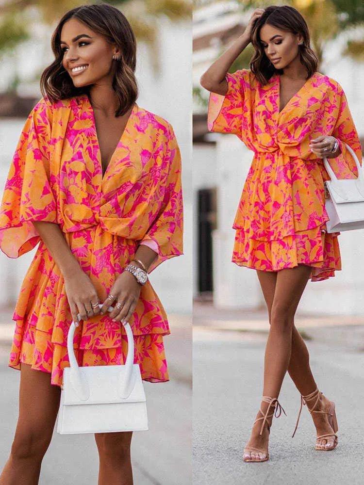 Mini Geplooide Zomer-jurk | Beatrix Jurk - Carla Moda