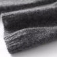 Myrthe Trui | Kasjmier Cardigan met Asymmetrisch Knopen ||