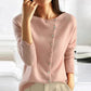 Myrthe Trui | Stylish Cardigan met Asymmetrisch Knopenontwerp