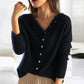 Myrthe Trui | Stylish Cardigan met Asymmetrisch Knopenontwerp