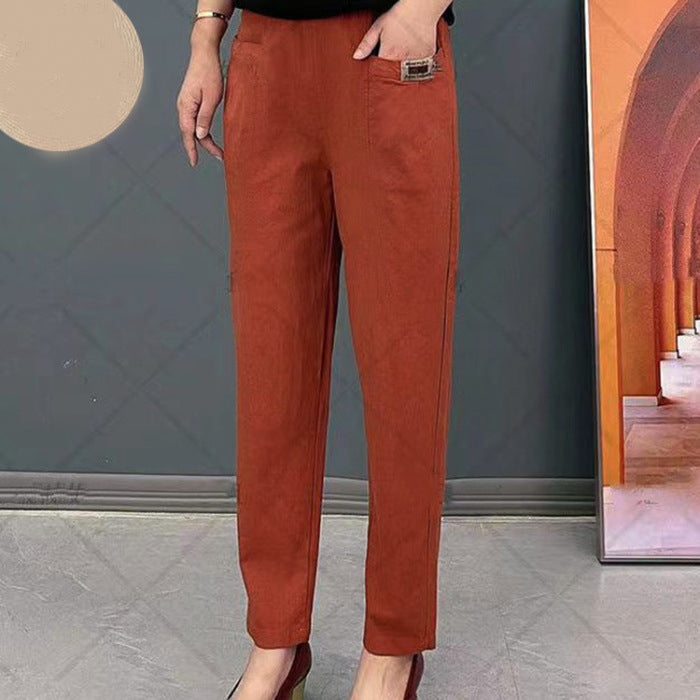 Dames Casual Katoenen Broek Montarello