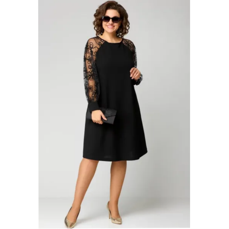 Dames Midi Jurk Kant