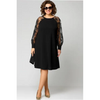 Dames Midi Jurk Kant