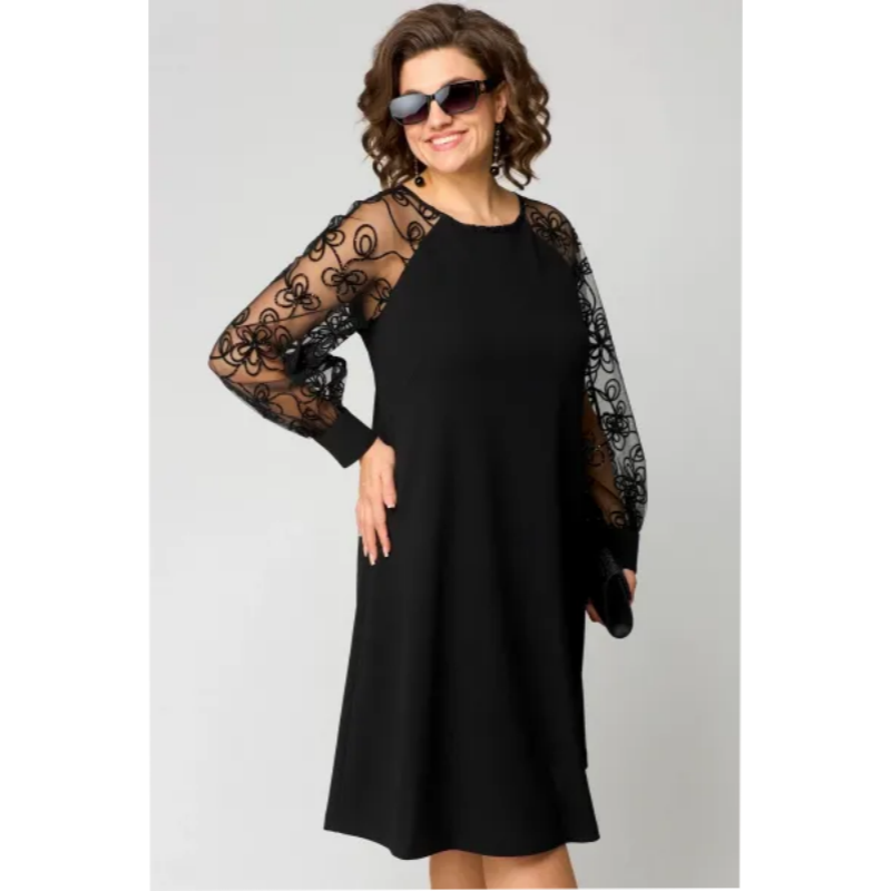Dames Midi Jurk Kant