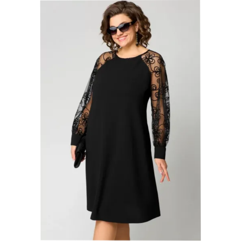 Dames Midi Jurk Kant