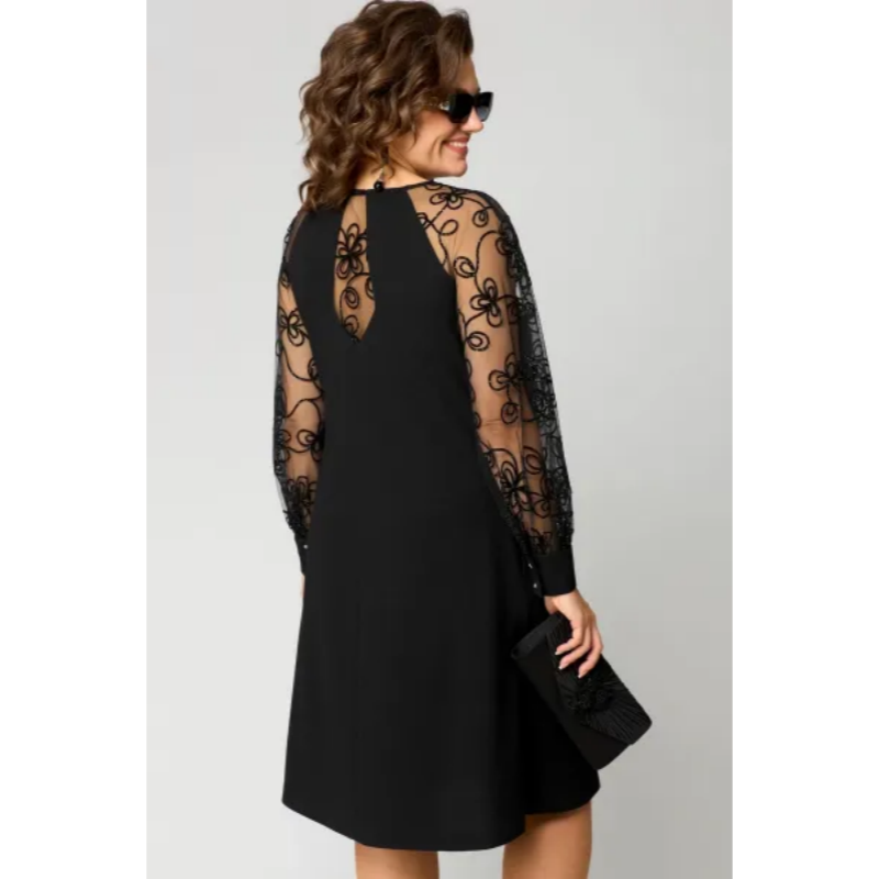 Dames Midi Jurk Kant