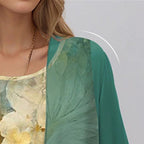 Dames Elegante 2 Delige Midi Jurk Set