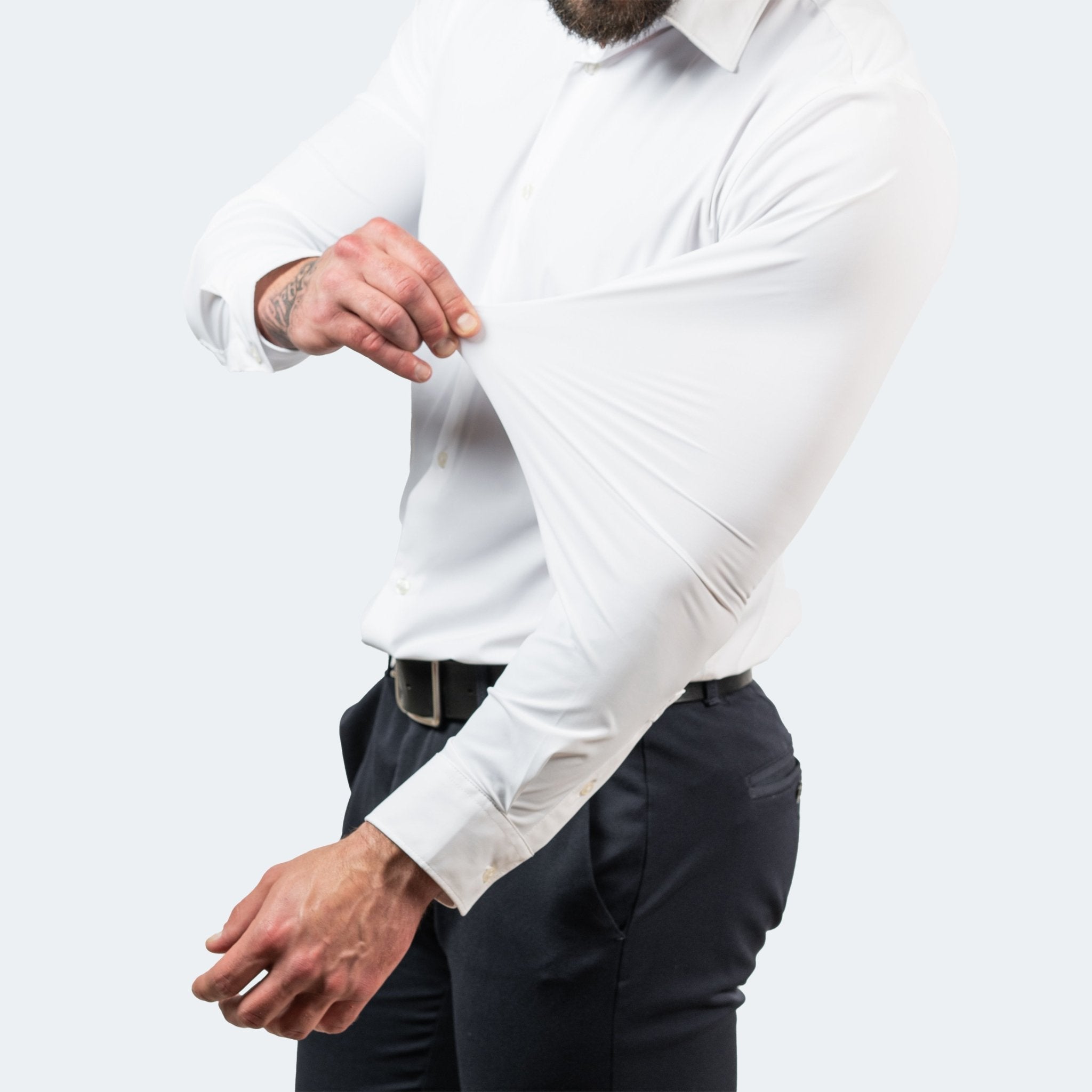 Heren Stretch Overhemd Kreukvrij Montarello