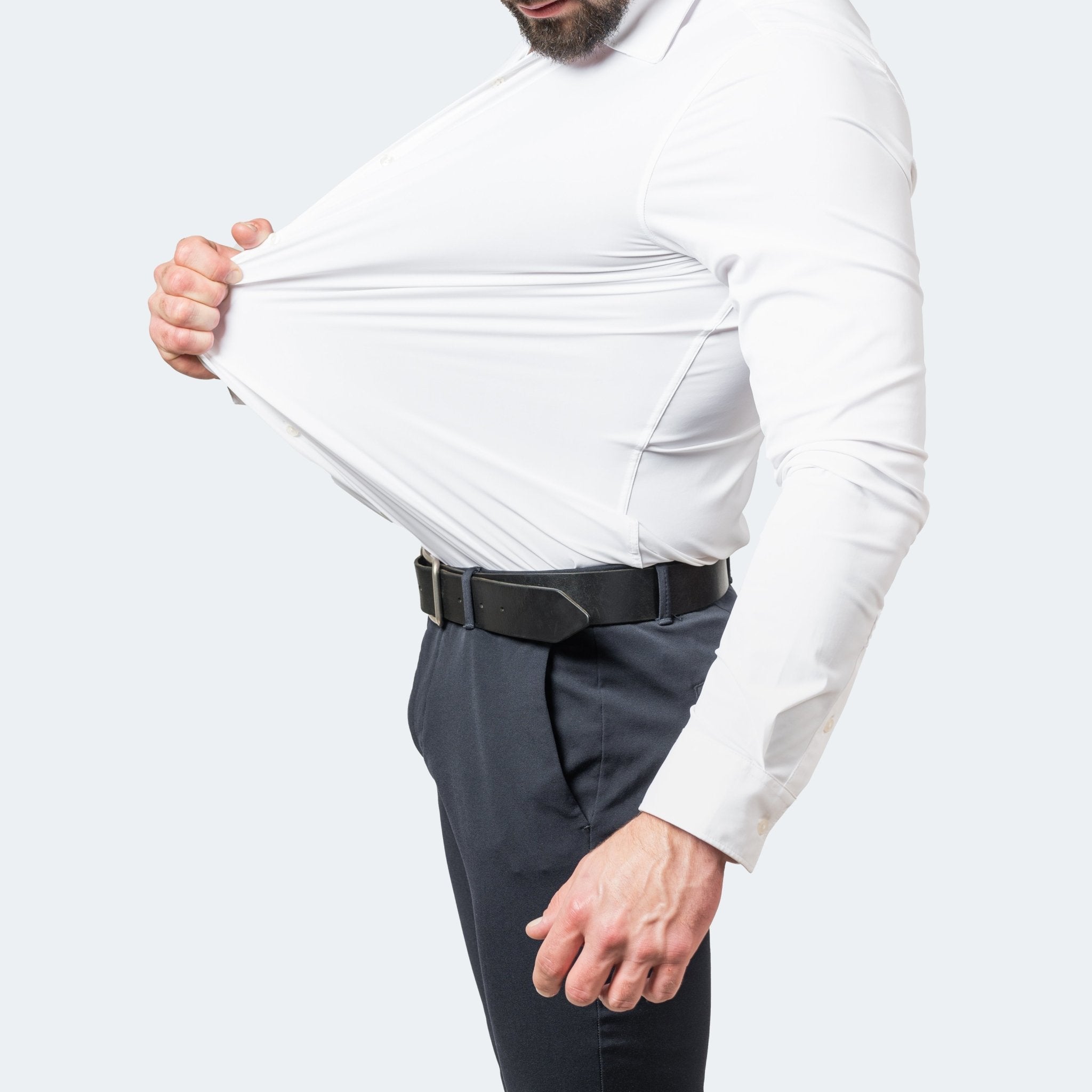 Heren Stretch Overhemd Kreukvrij Montarello