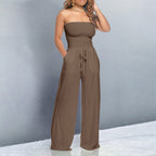 Dames Off Shoulder Jumpsuit