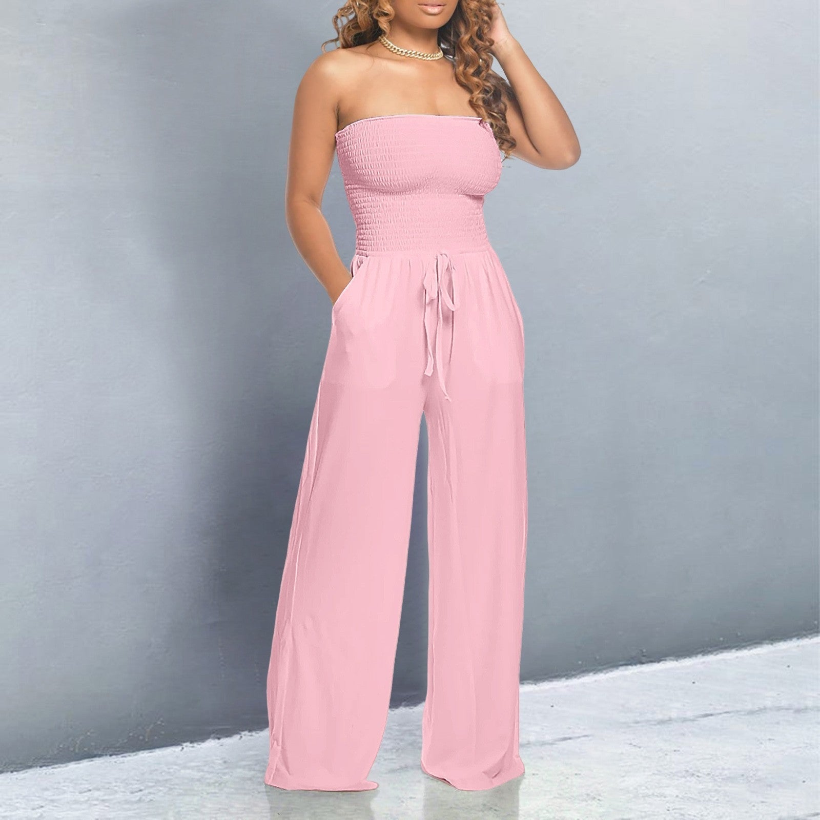 Dames Off Shoulder Jumpsuit