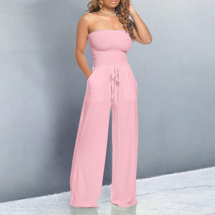 Dames Off Shoulder Jumpsuit