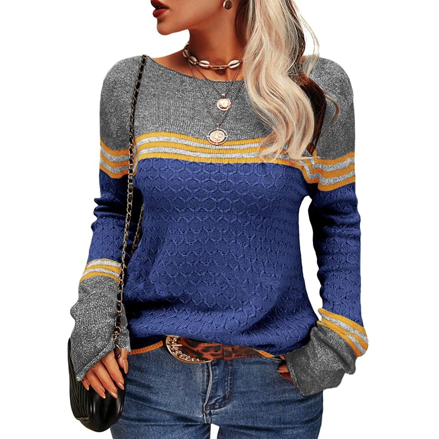 Ishana Trui | Vrouwen Casual Gestreepte Trui