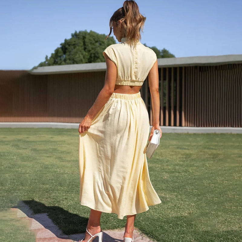 Dames Maxi Jurk Tijdloos Elegant