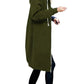Rikelle Vest | Dames Lange Wollen Capuchon Vest