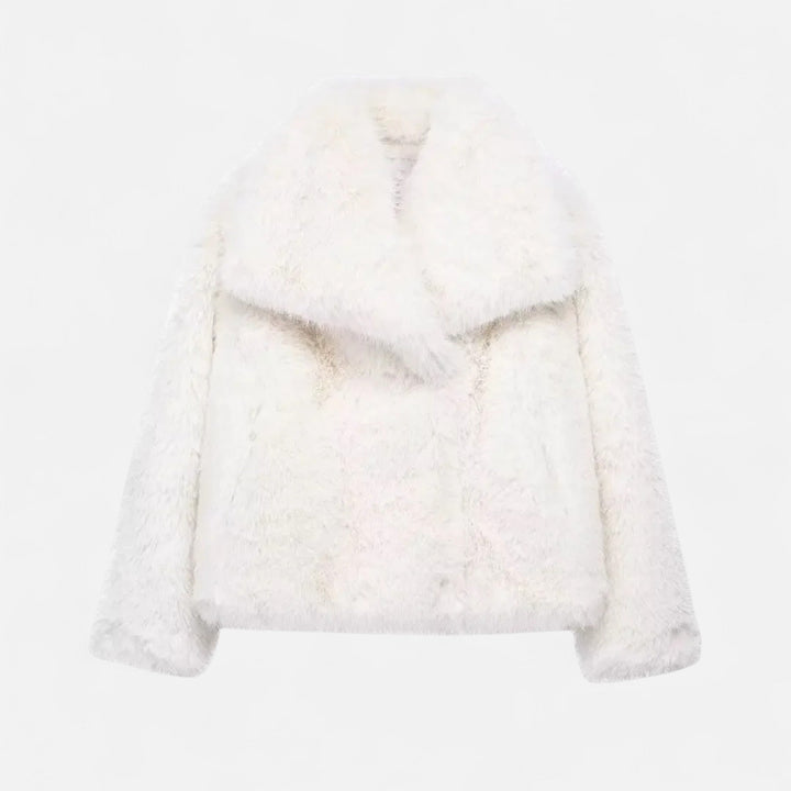 Dames Bordeaux Winterjas Klassieke Stijl