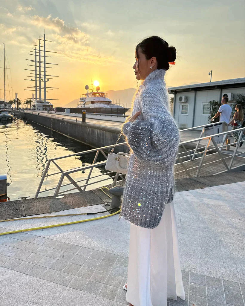 Queency Trui | Oversized Gebreid Vest