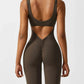 Vendie Jumpsuit | Vrouwen open rug jumpsuit