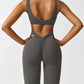 Vendie Jumpsuit | Vrouwen open rug jumpsuit