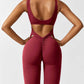 Vendie Jumpsuit | Vrouwen open rug jumpsuit