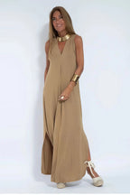 Dames Maxi Jurk met Vest Set