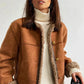 Zaina Jas | Herfst Jas met Warme Shearling Voering
